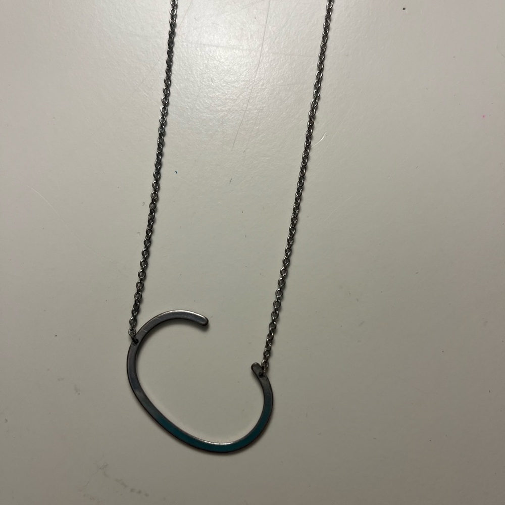 Beautiful letter “C” necklace